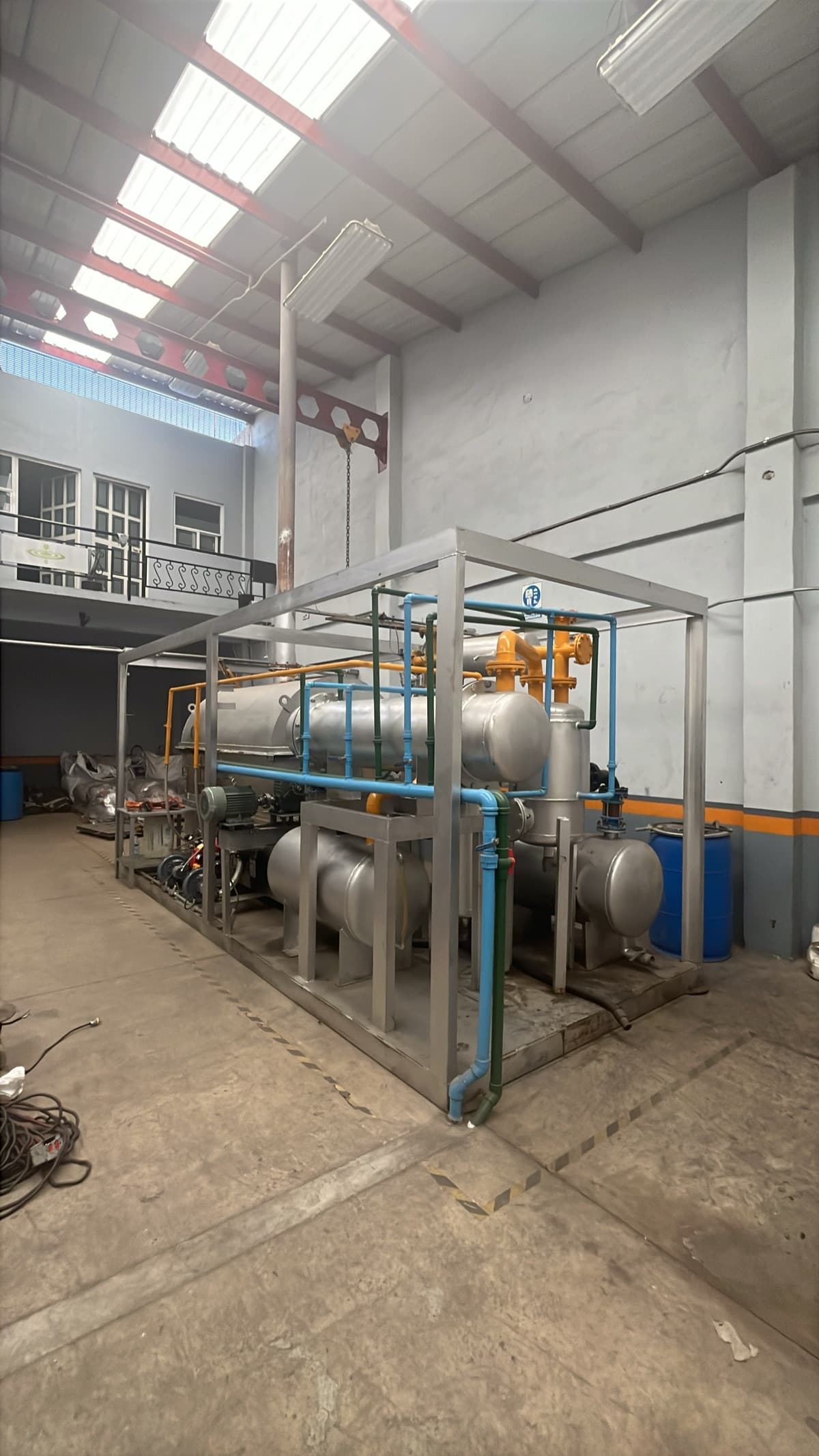 Planta de reciclaje químico EcoNova en Lerma