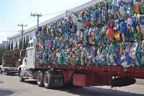 Baled packaging scrap